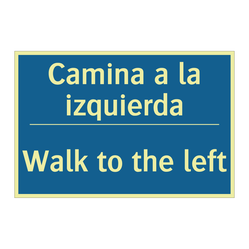 Camina a la izquierda - Walk to the left