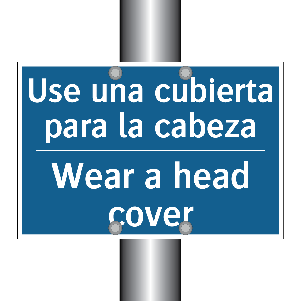 Use una cubierta para la cabeza /.../ - Wear a head cover