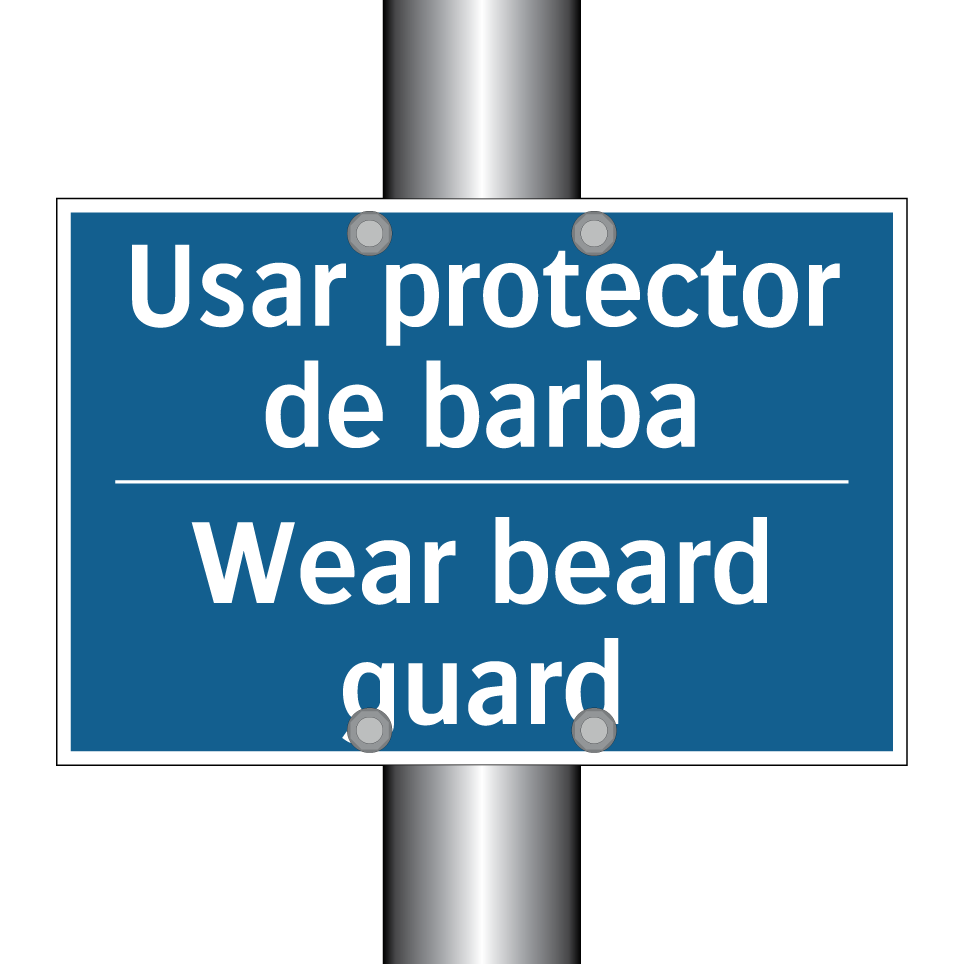 Usar protector de barba - Wear beard guard