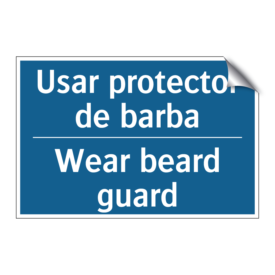 Usar protector de barba - Wear beard guard
