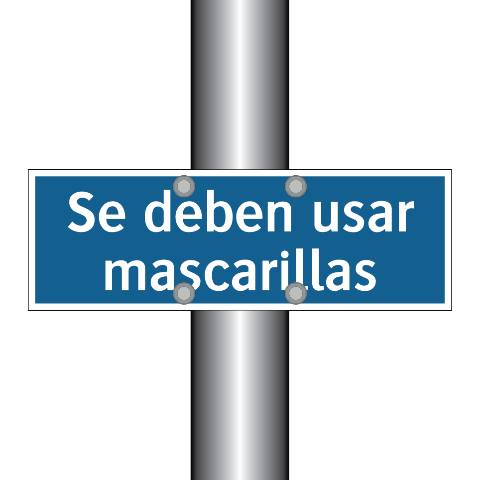 Se deben usar mascarillas