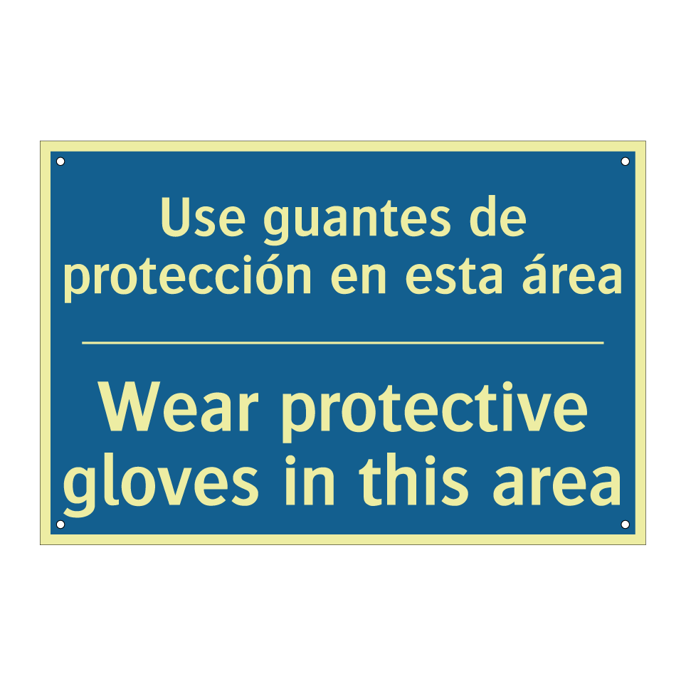 Use guantes de protección en esta  /.../ - Wear protective gloves in this  /.../