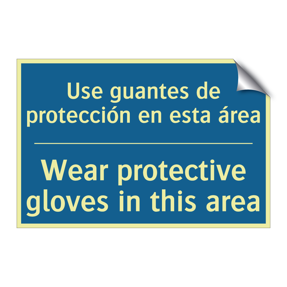 Use guantes de protección en esta  /.../ - Wear protective gloves in this  /.../