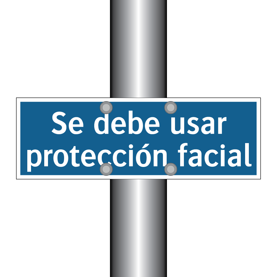 Se debe usar protección facial