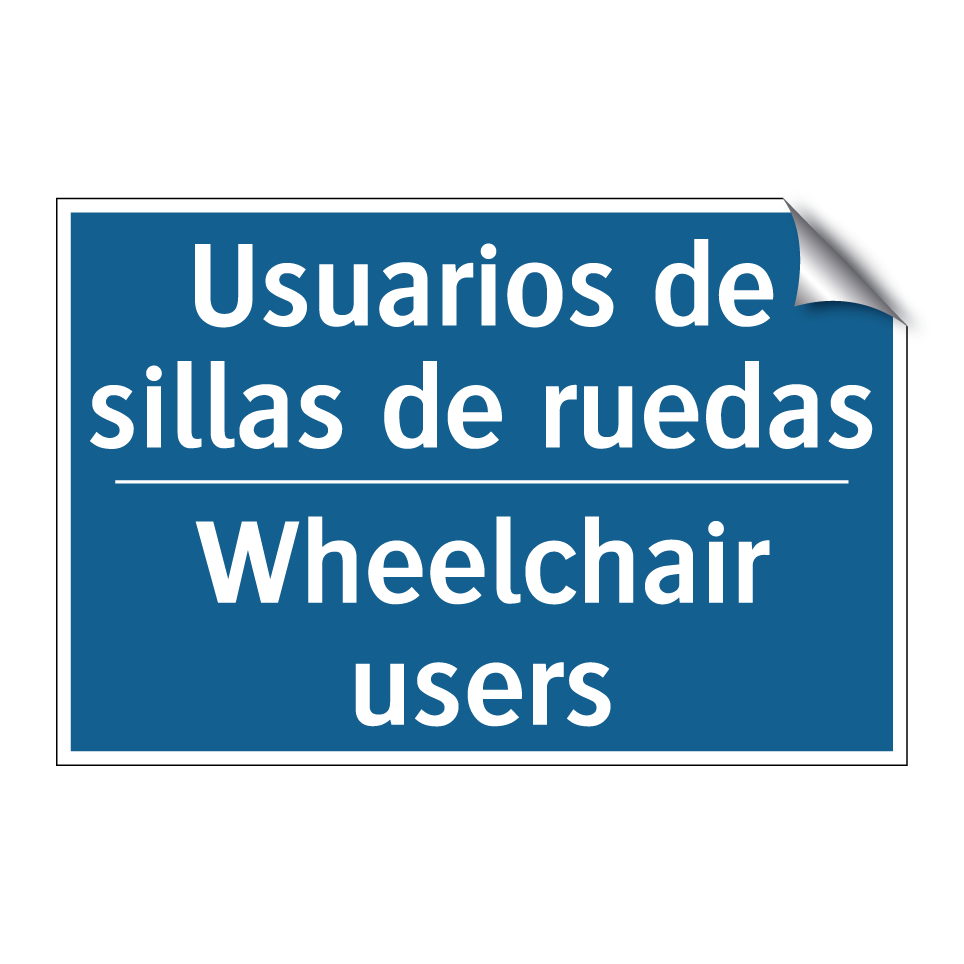 Usuarios de sillas de ruedas - Wheelchair users