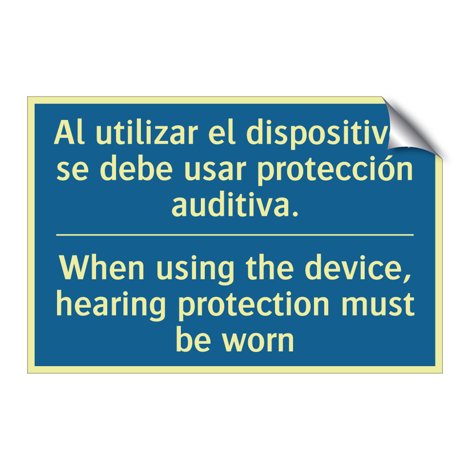 Al utilizar el dispositivo, se  /.../ - When using the device, hearing  /.../