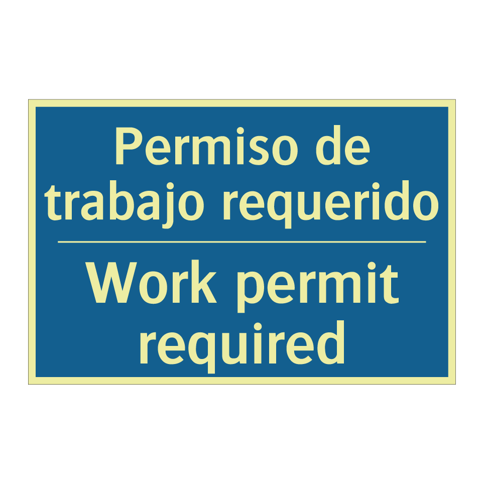 Permiso de trabajo requerido - Work permit required