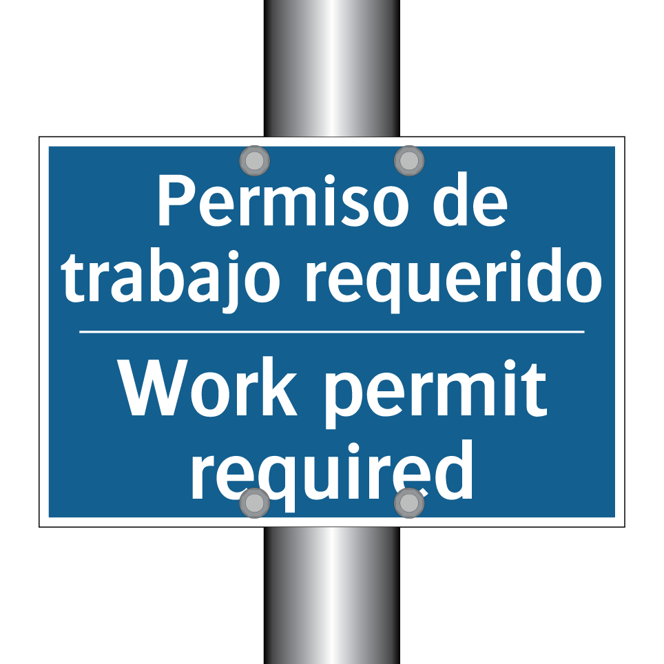 Permiso de trabajo requerido - Work permit required