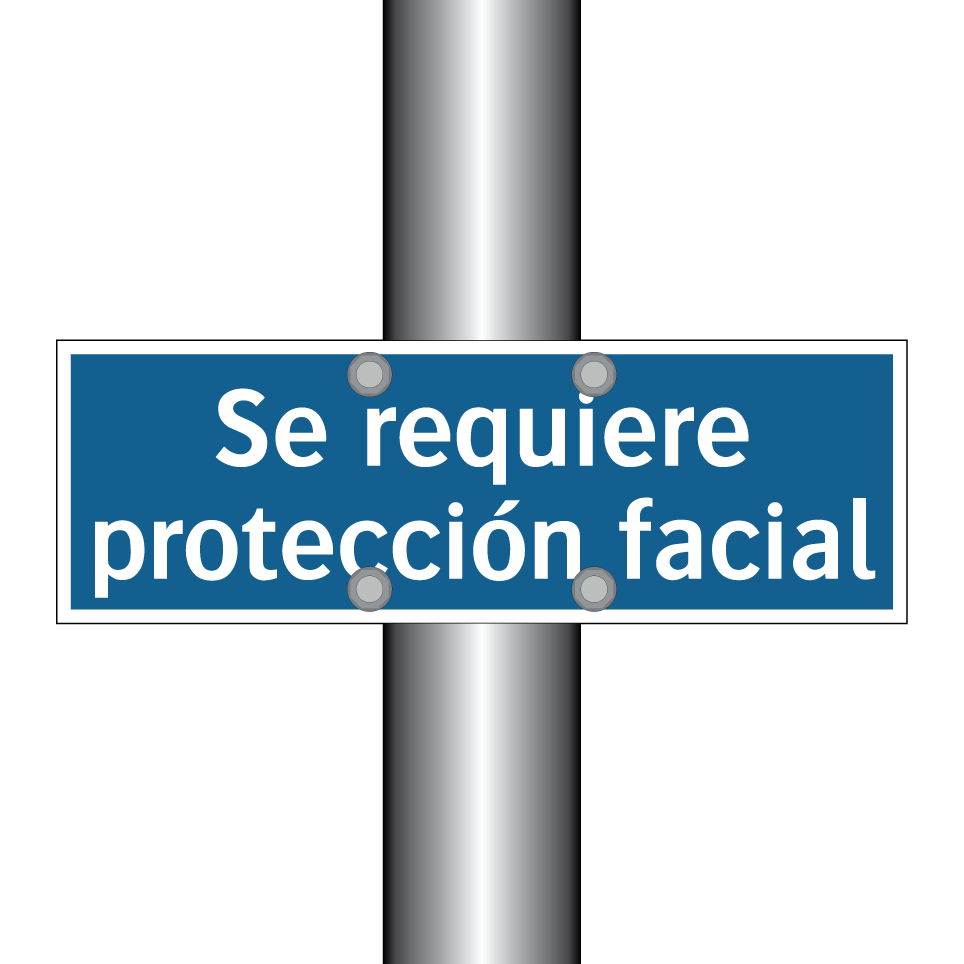 Se requiere protección facial