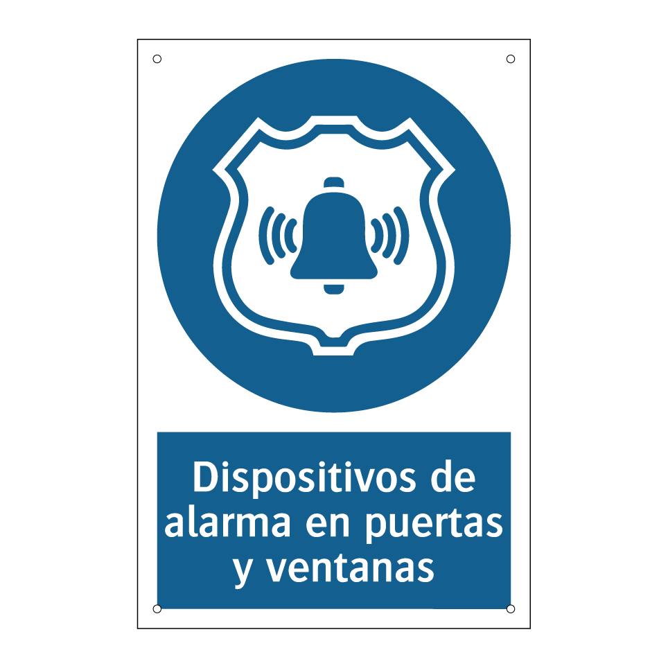 Dispositivos de alarma en puertas y ventanas
