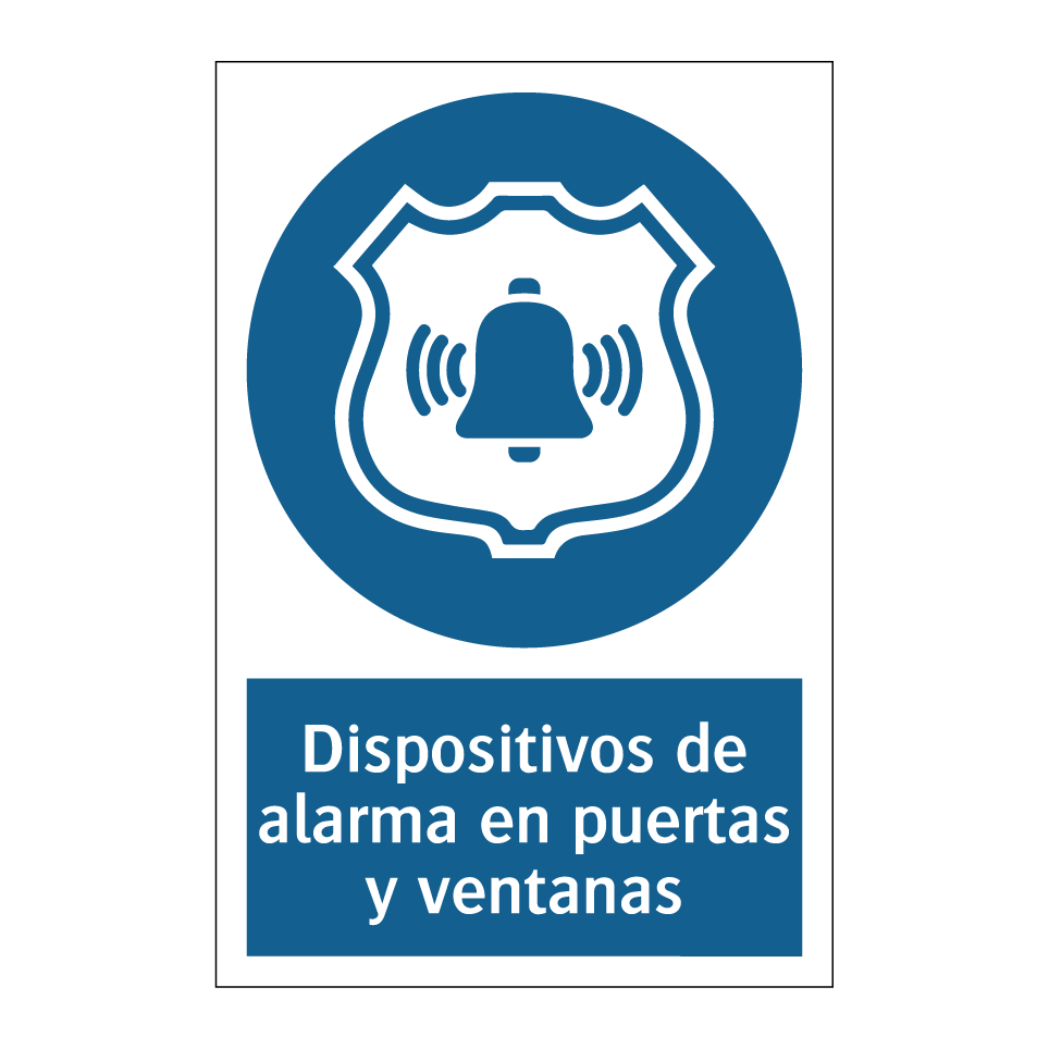 Dispositivos de alarma en puertas y ventanas