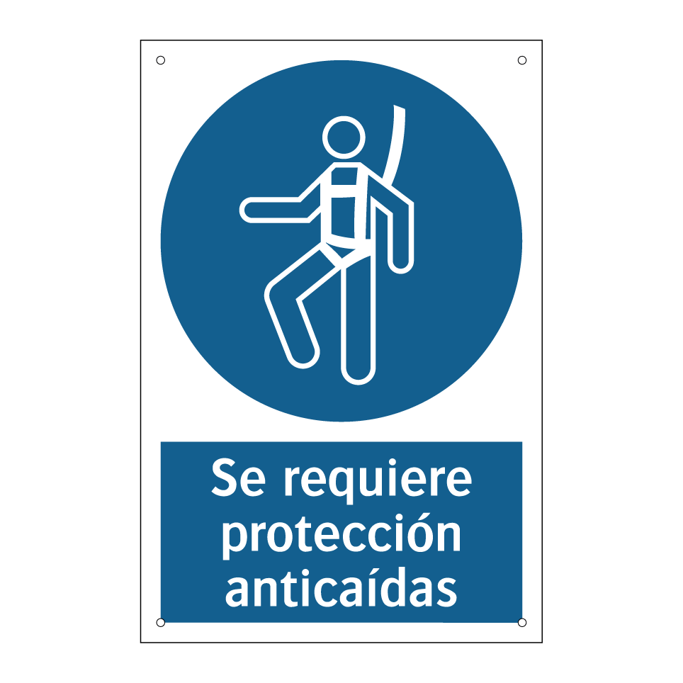 Se requiere protección anticaídas