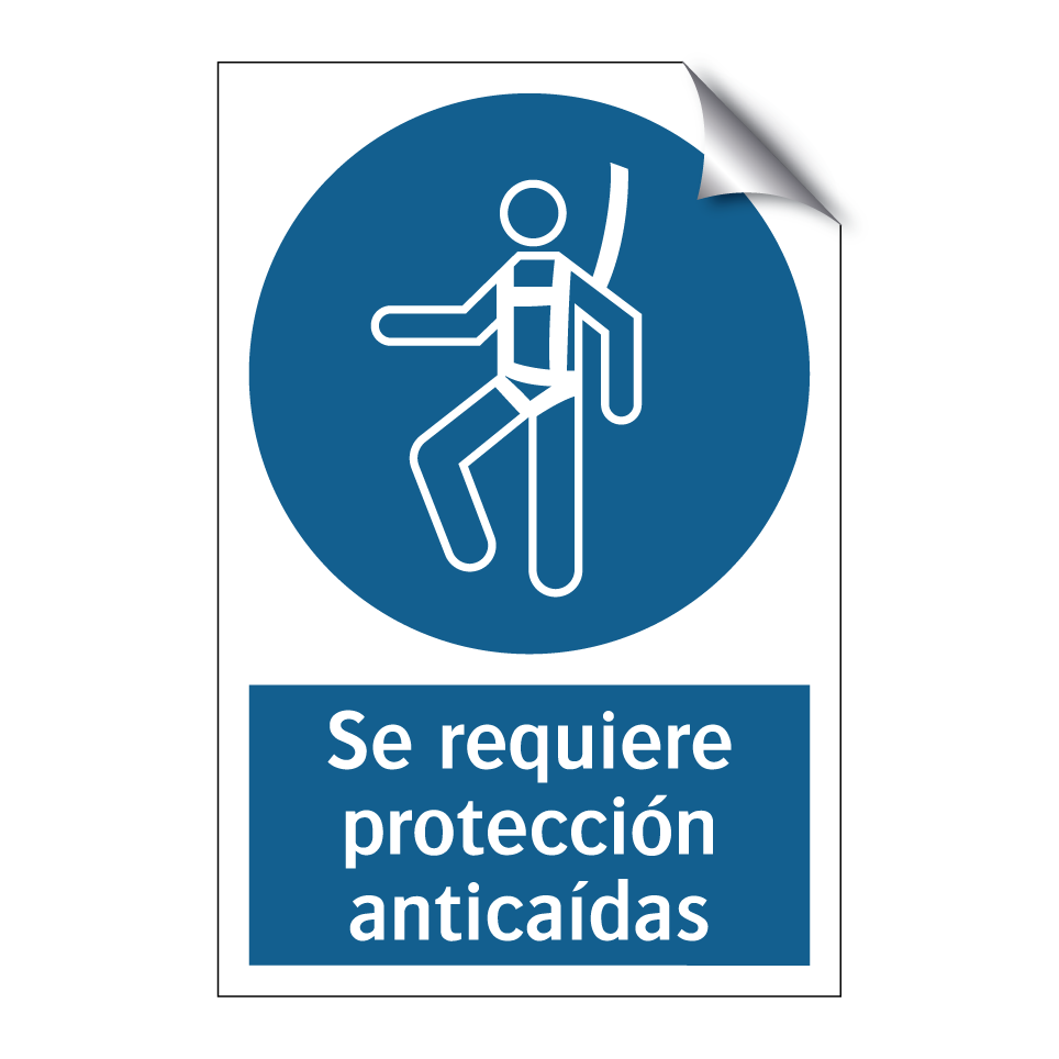 Se requiere protección anticaídas