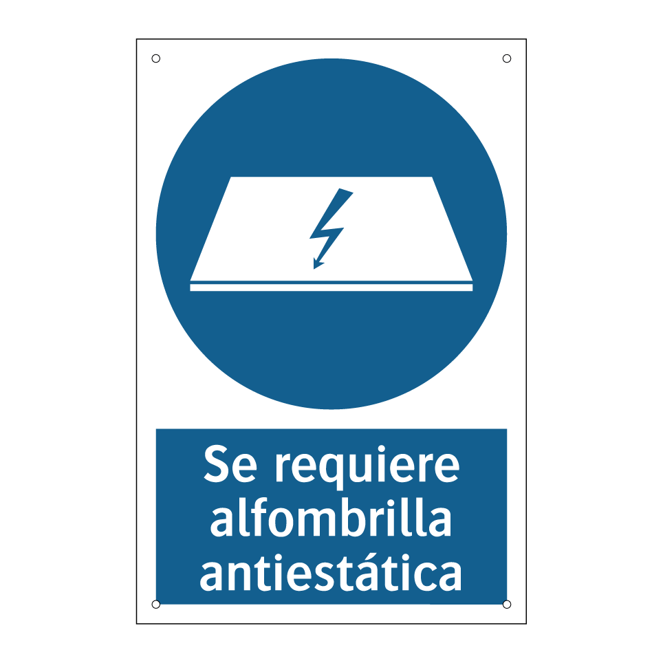 Se requiere alfombrilla antiestática