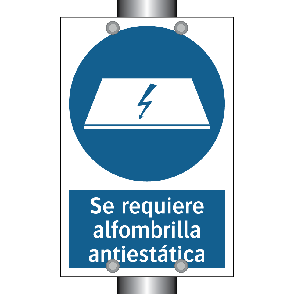 Se requiere alfombrilla antiestática