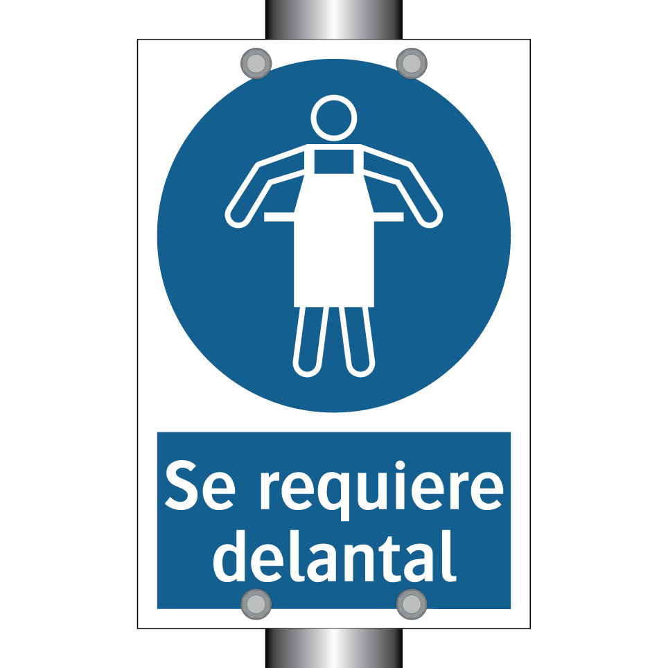 Se requiere delantal