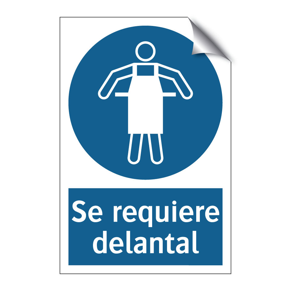 Se requiere delantal