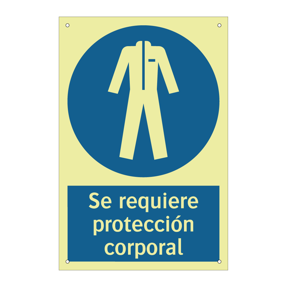 Se requiere protección corporal