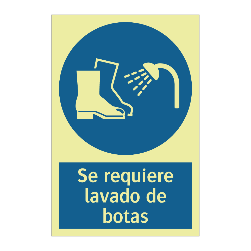 Se requiere lavado de botas