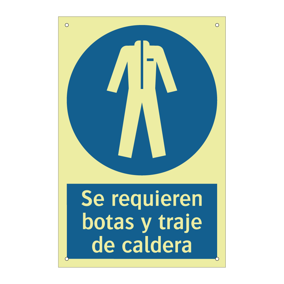Se requieren botas y traje de caldera