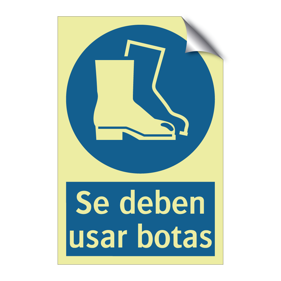 Se deben usar botas