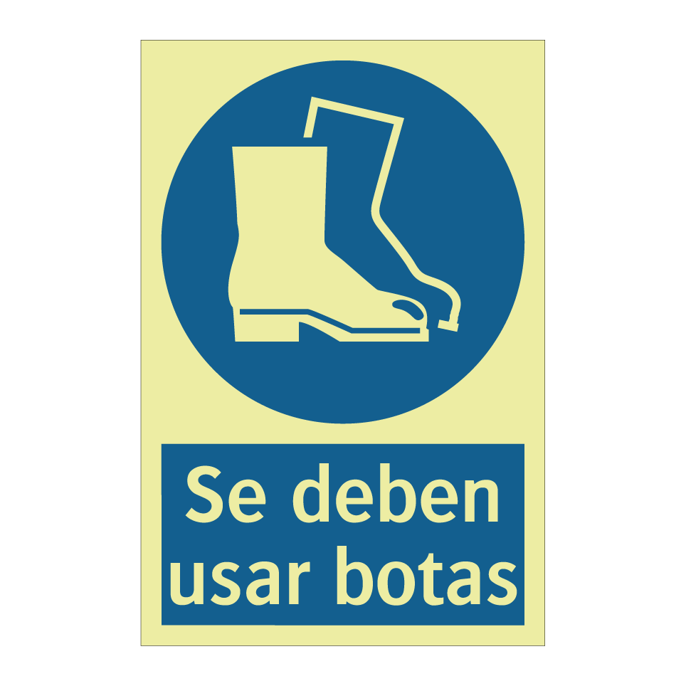 Se deben usar botas