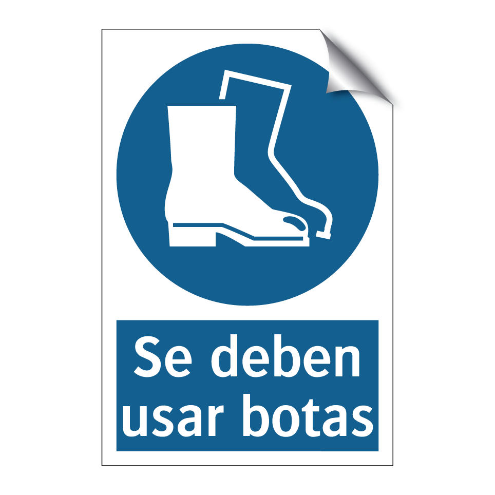 Se deben usar botas