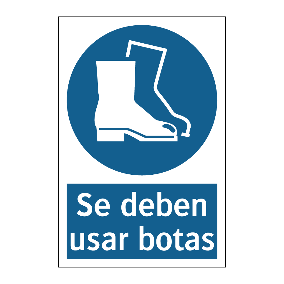 Se deben usar botas