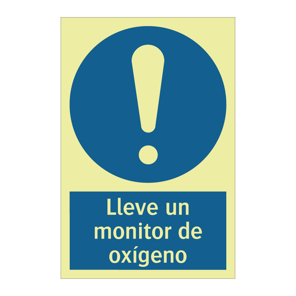 Lleve un monitor de oxígeno