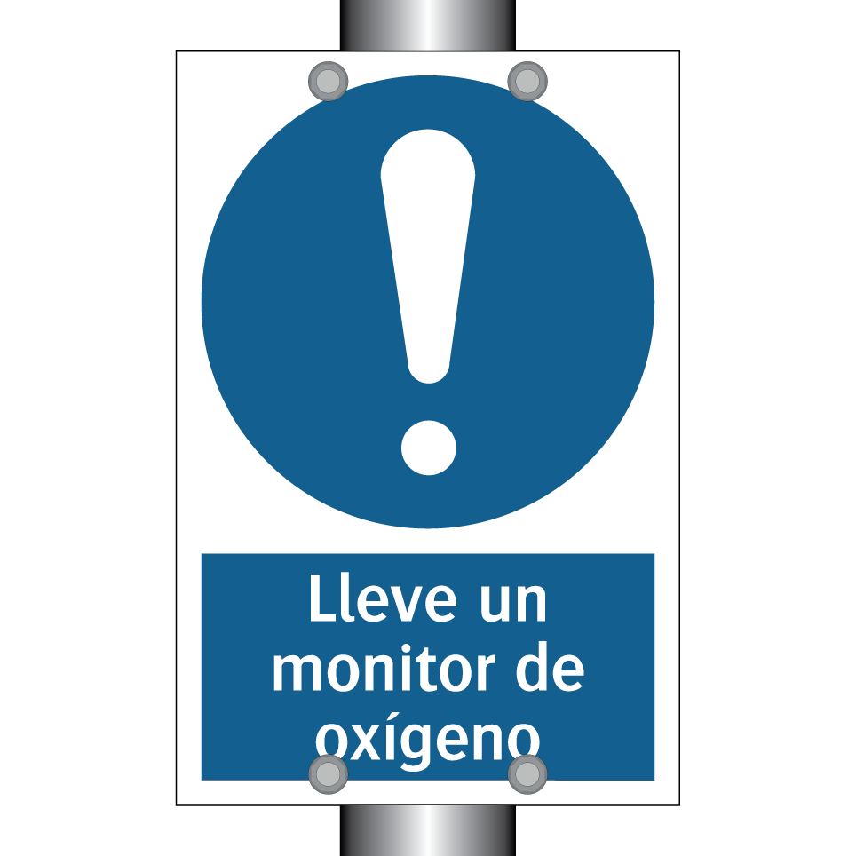 Lleve un monitor de oxígeno