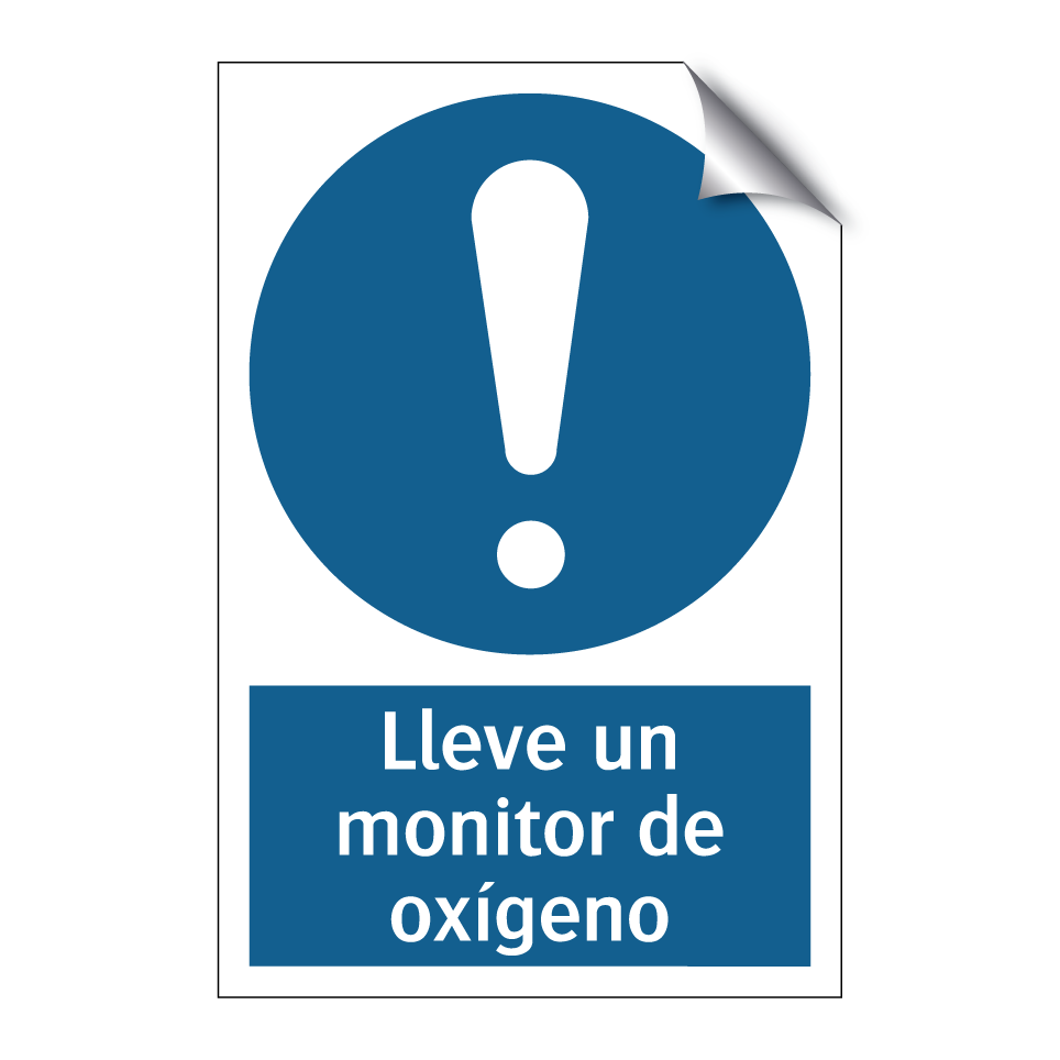 Lleve un monitor de oxígeno