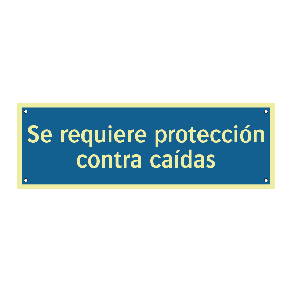 Se requiere protección contra caídas