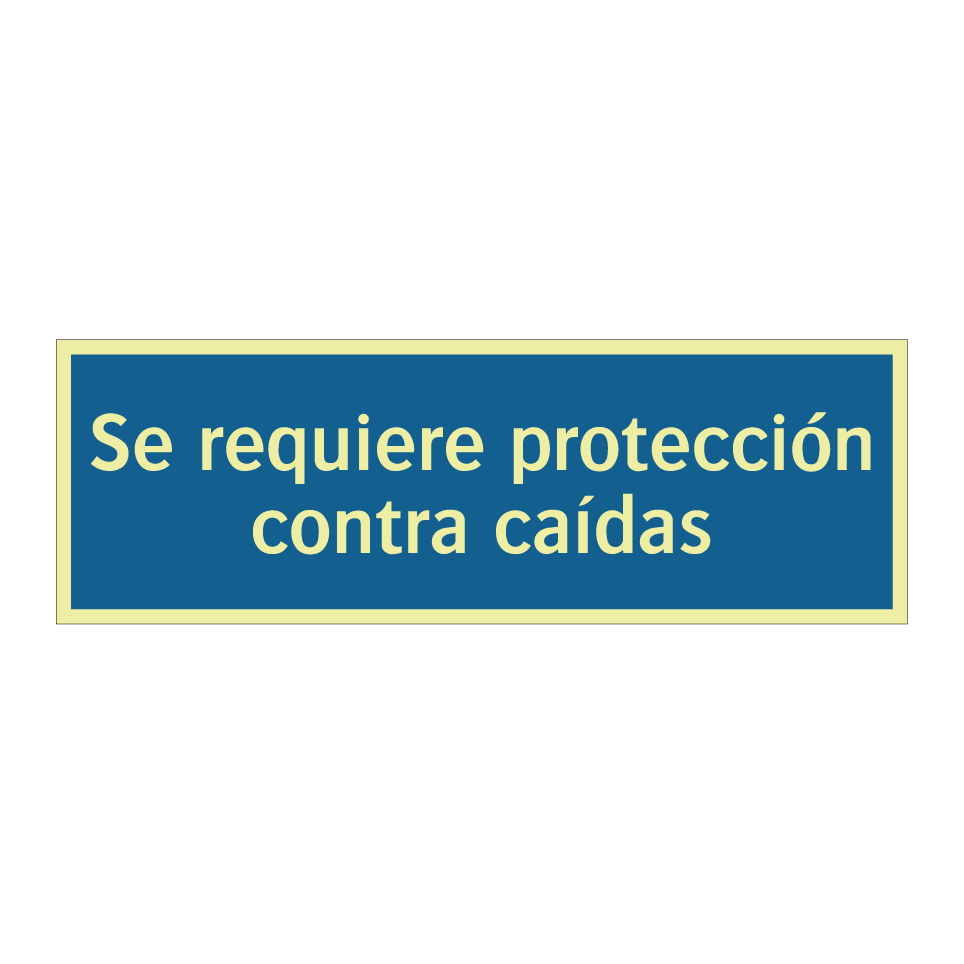 Se requiere protección contra caídas