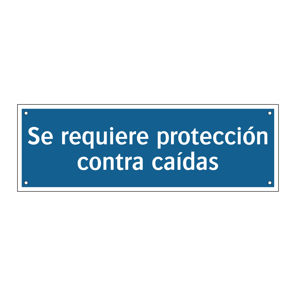 Se requiere protección contra caídas