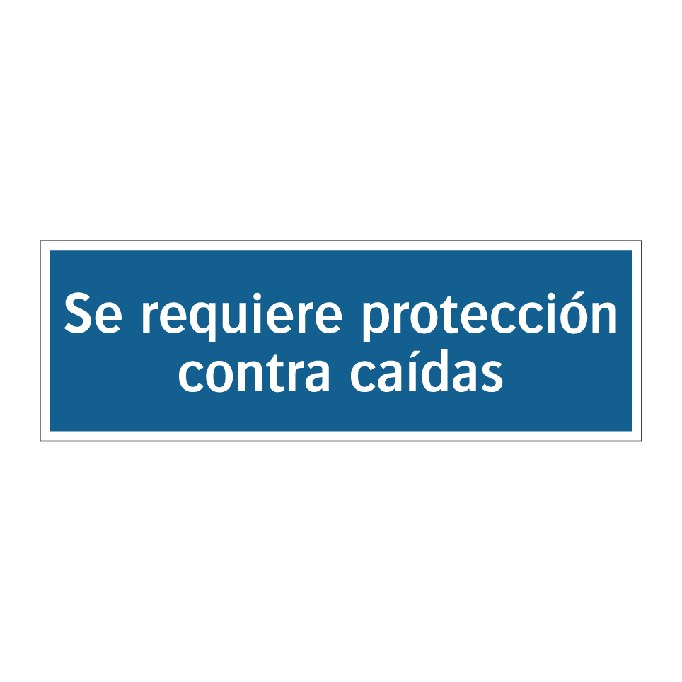 Se requiere protección contra caídas