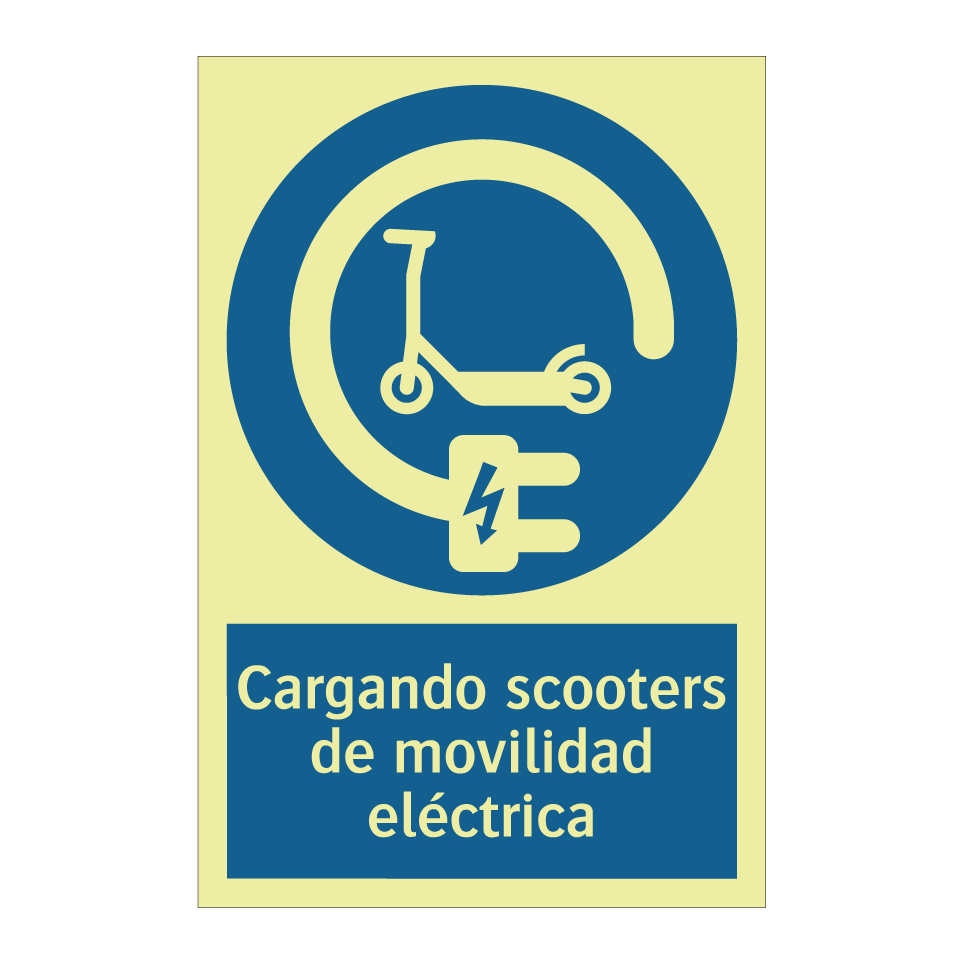 Cargando scooters de movilidad eléctrica