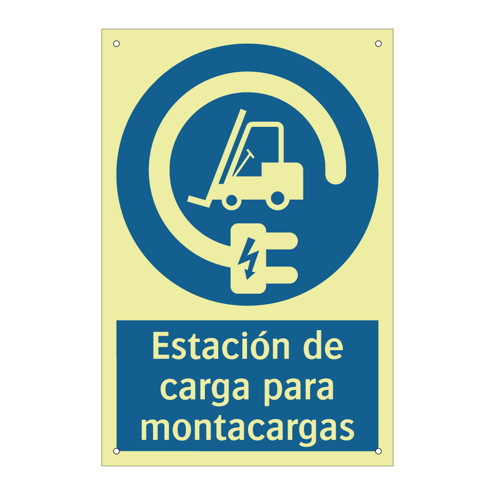 Estación de carga para montacargas
