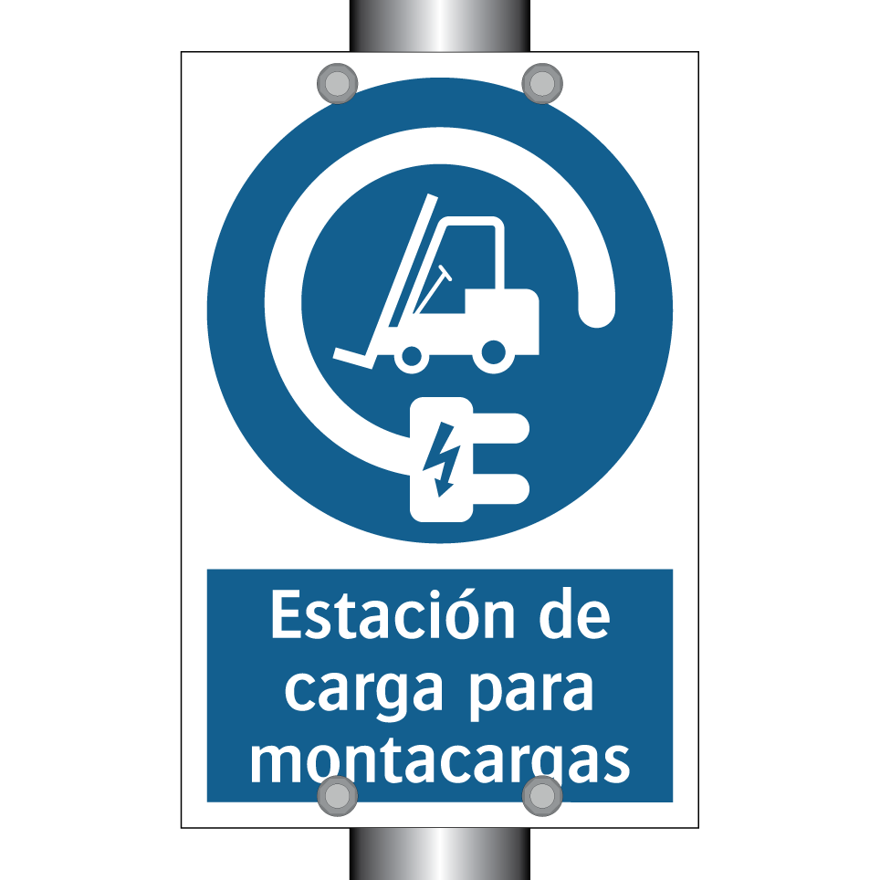 Estación de carga para montacargas