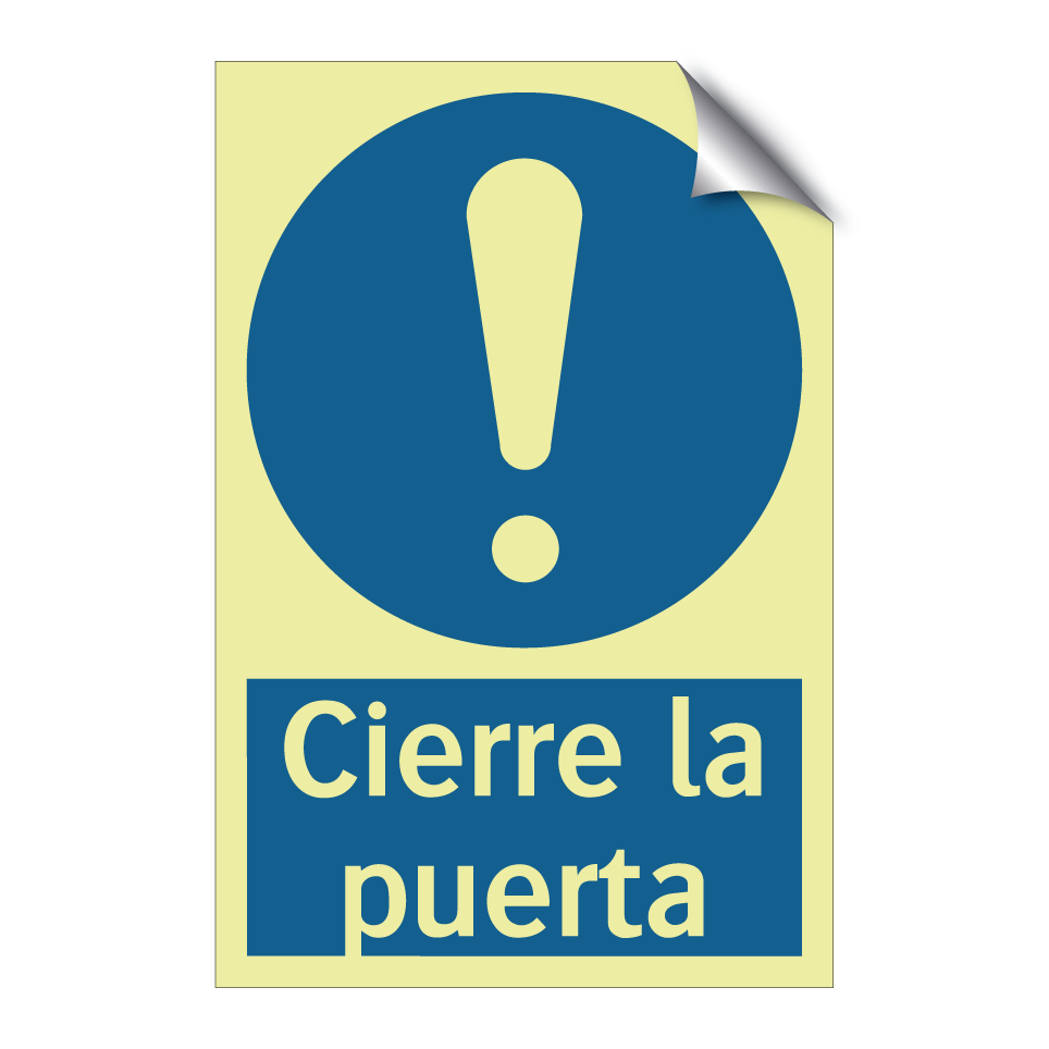 Cierre la puerta