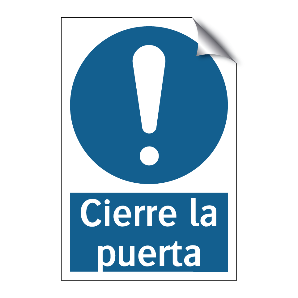 Cierre la puerta