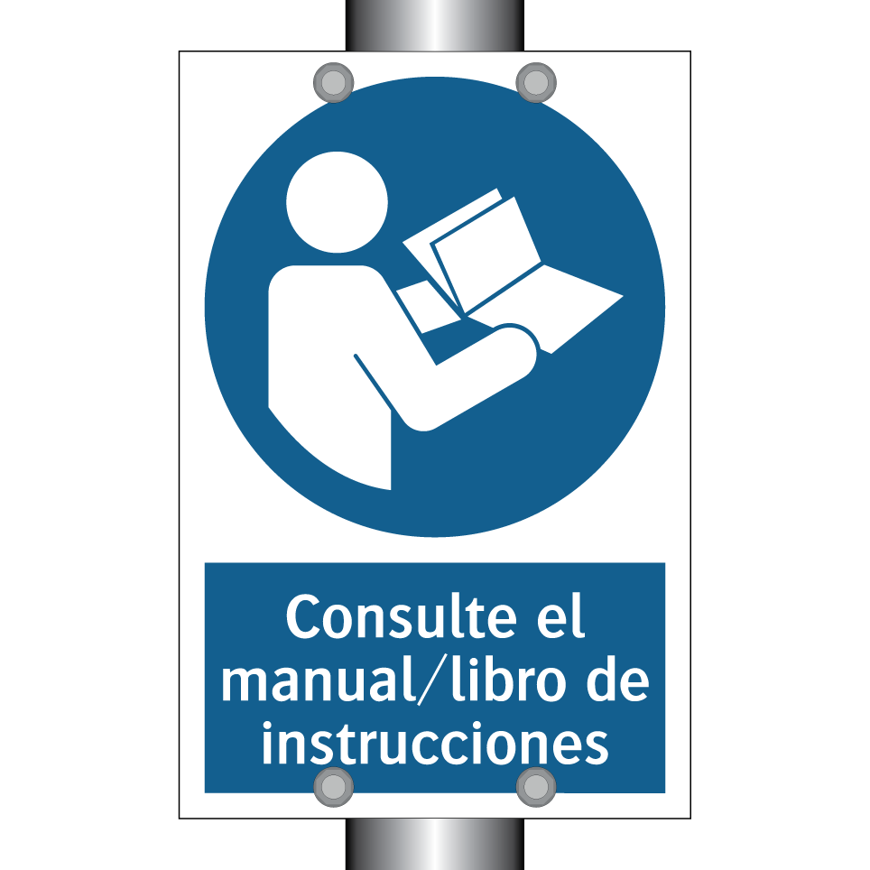 Consulte el manual/libro de instrucciones