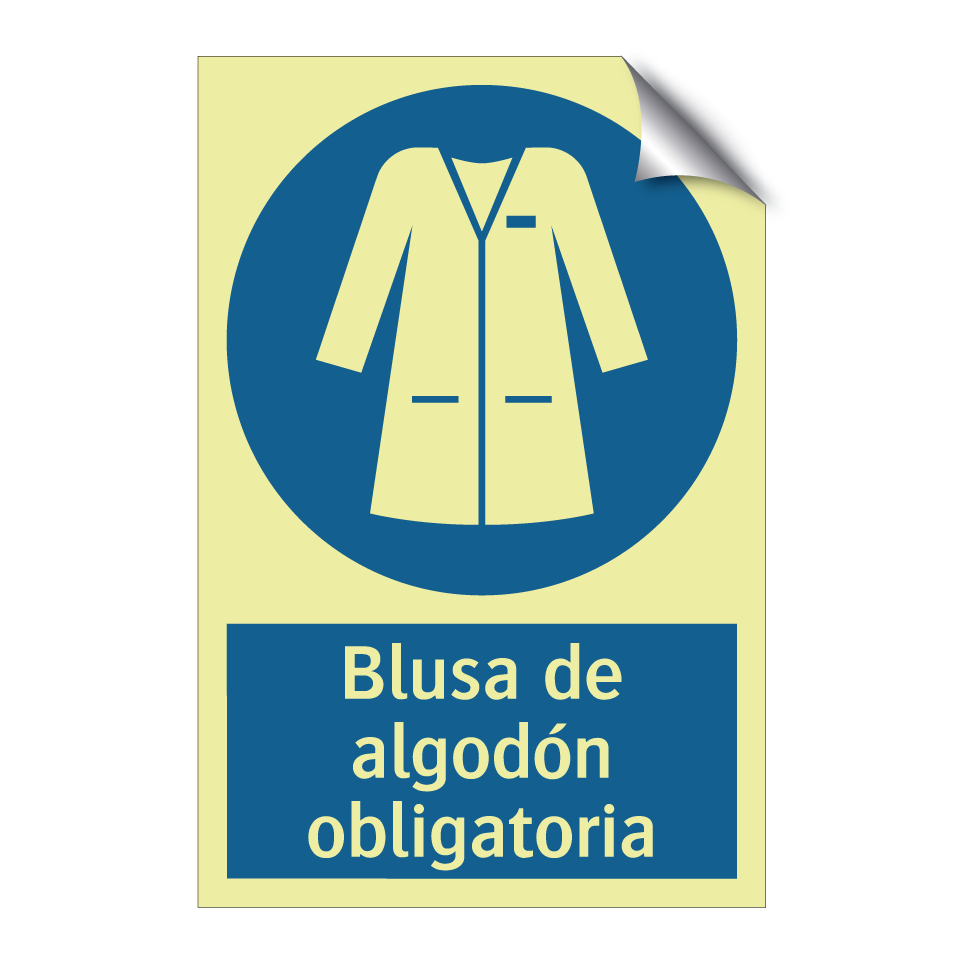 Blusa de algodón obligatoria