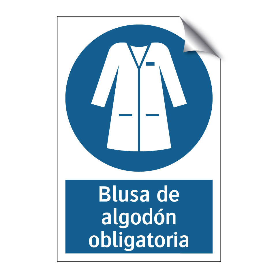Blusa de algodón obligatoria