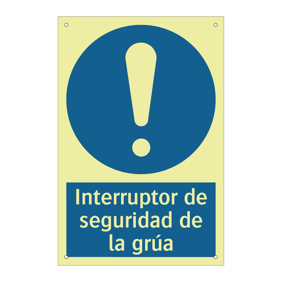 Interruptor de seguridad de la grúa