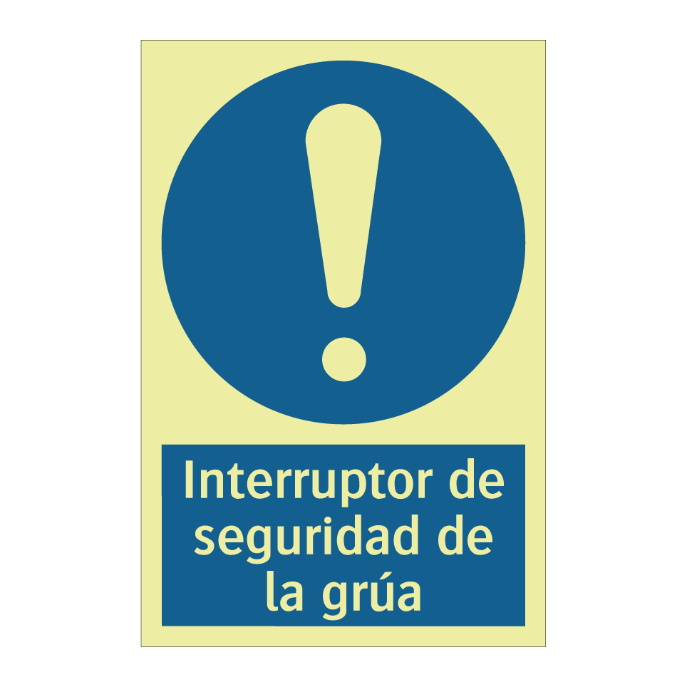 Interruptor de seguridad de la grúa