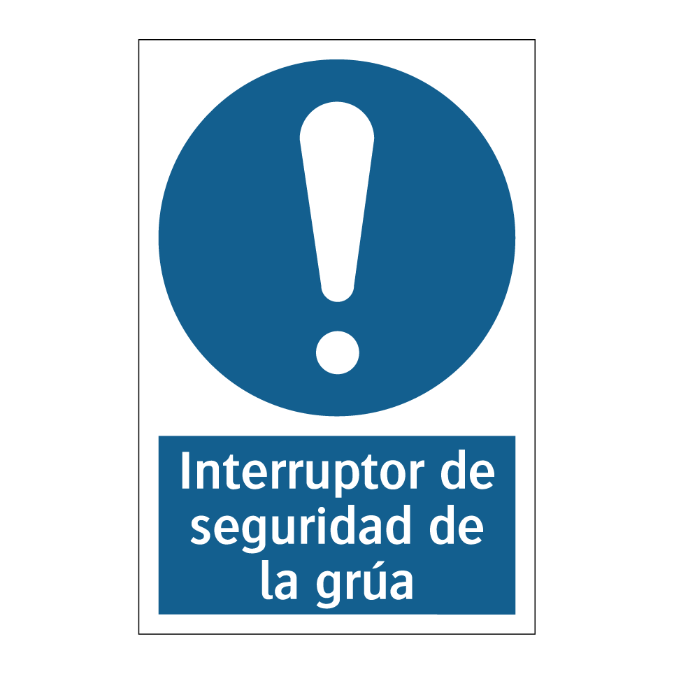 Interruptor de seguridad de la grúa