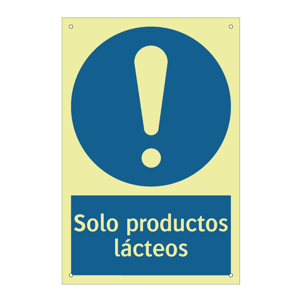 Solo productos lácteos