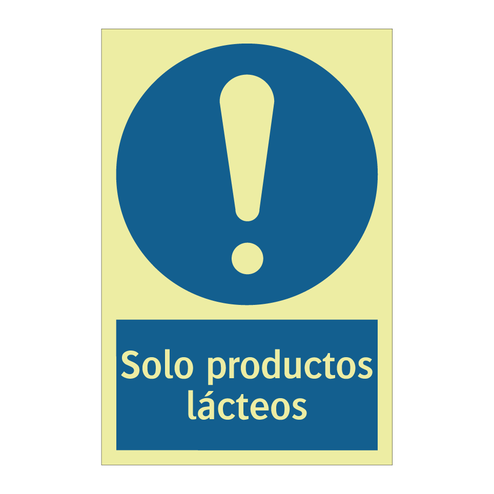 Solo productos lácteos