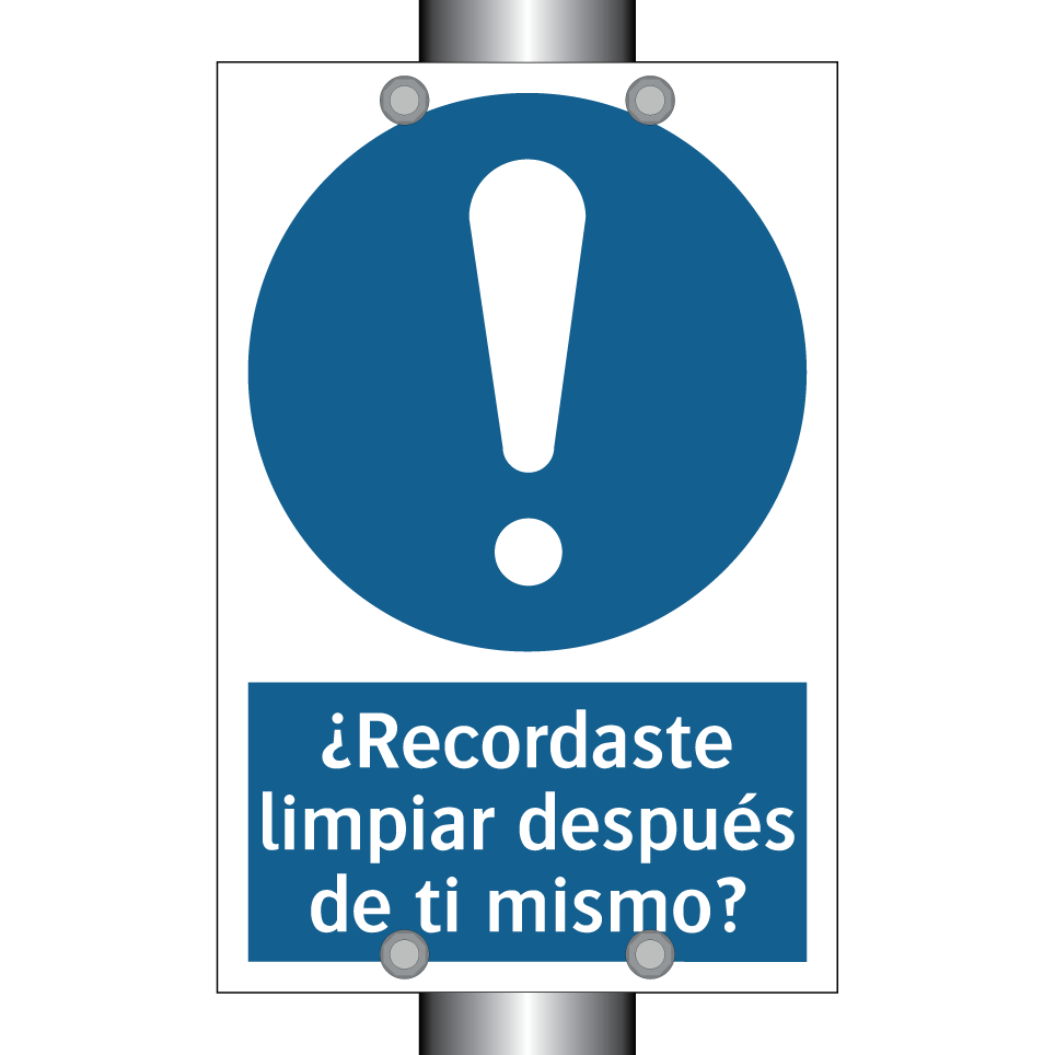¿Recordaste limpiar después de ti mismo?