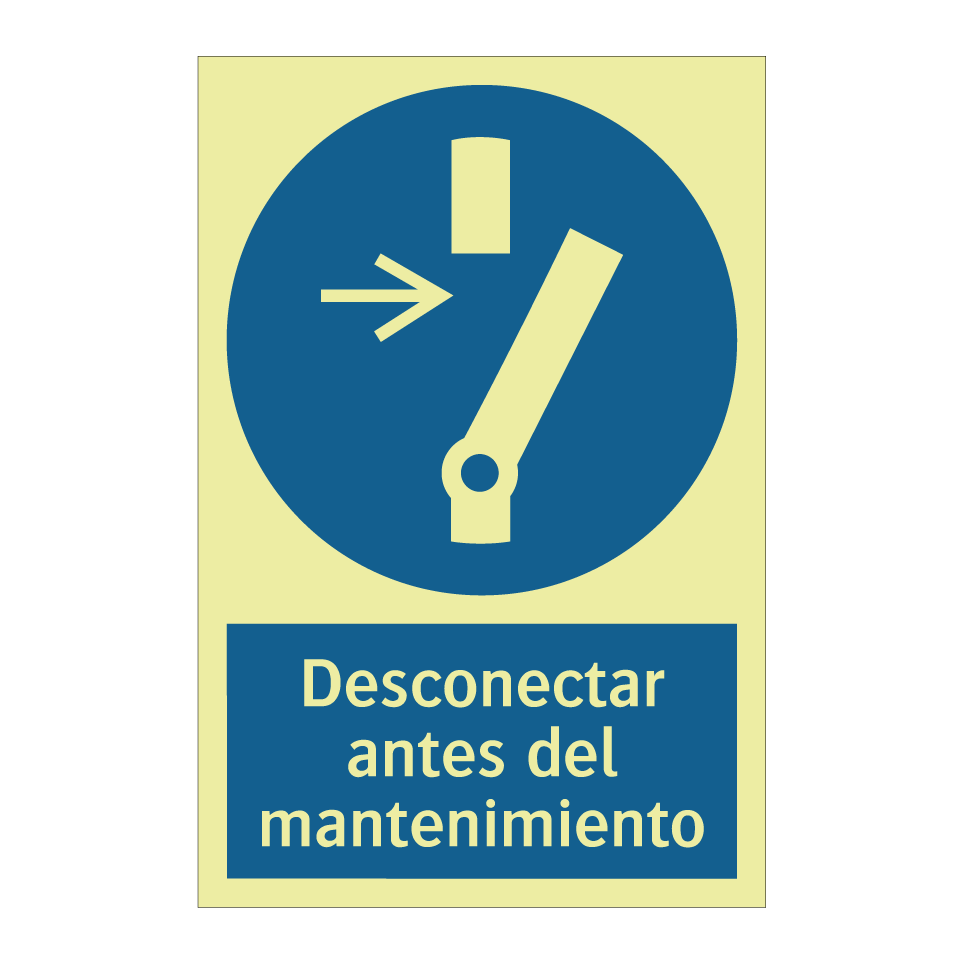 Desconectar antes del mantenimiento